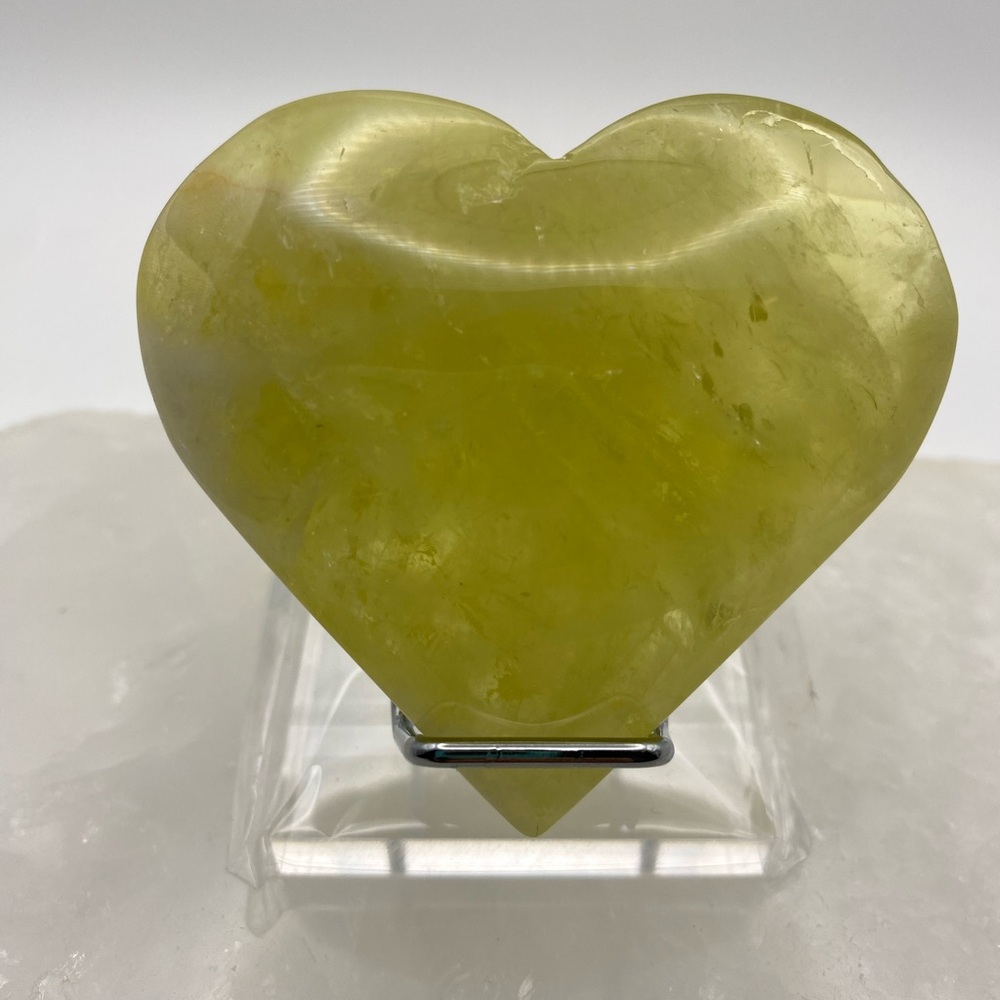 Heart-Shaped Citrine Crystal - Picture 2 of 5